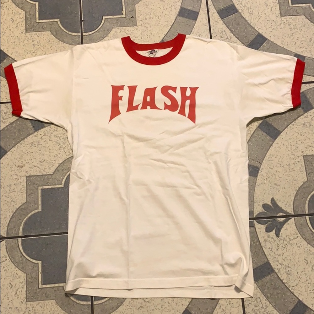 Flash Gordon Double Sided Spellout Ringer Tee